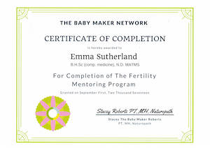 Baby Maker Certificate